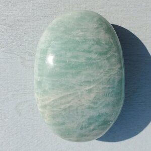 Amazonite Palm Pillow Stone (H1)